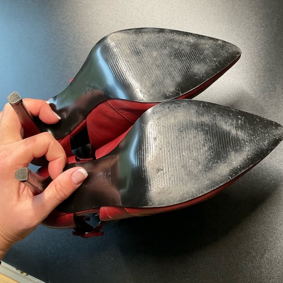 🔥 Nine West sexy red pointed dress booties Size 9.5 - Picture 7 of 8